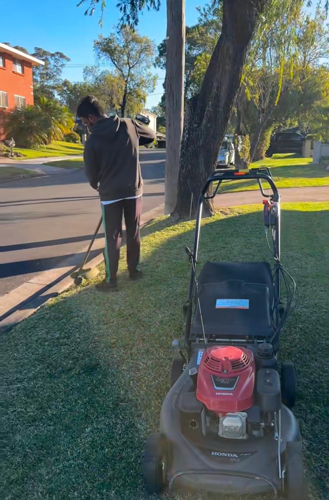 Lawn mowing and garden care